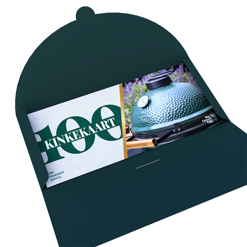 Big Green Egg dāvanu karte 100 € vērtībā