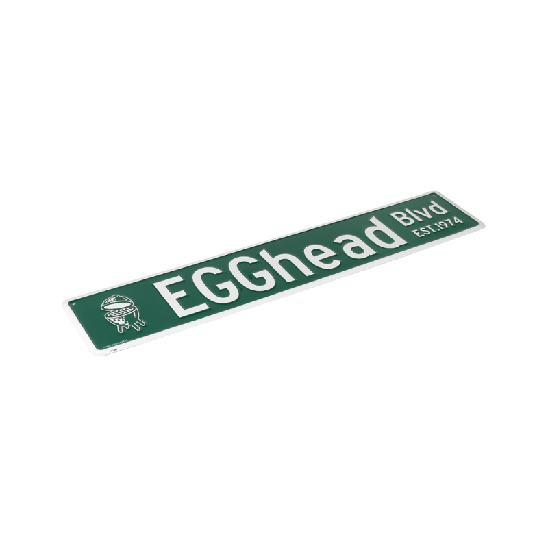 Street sign "EGGhead Blvd."