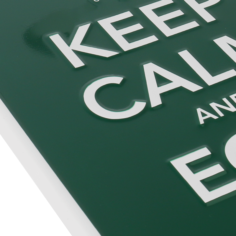 Emblēma "KEEP CALM and EGG ON"