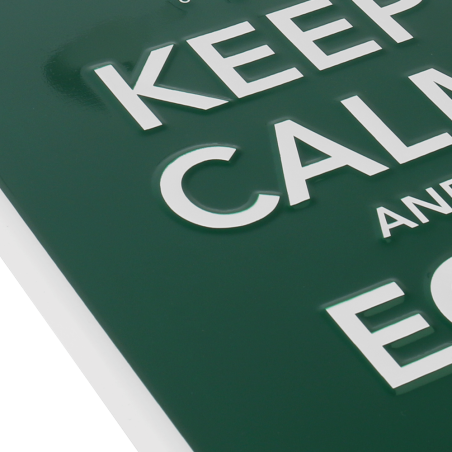 Emblēma "KEEP CALM and EGG ON"