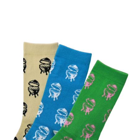 3 pack - socks - EGG. Size 39-42