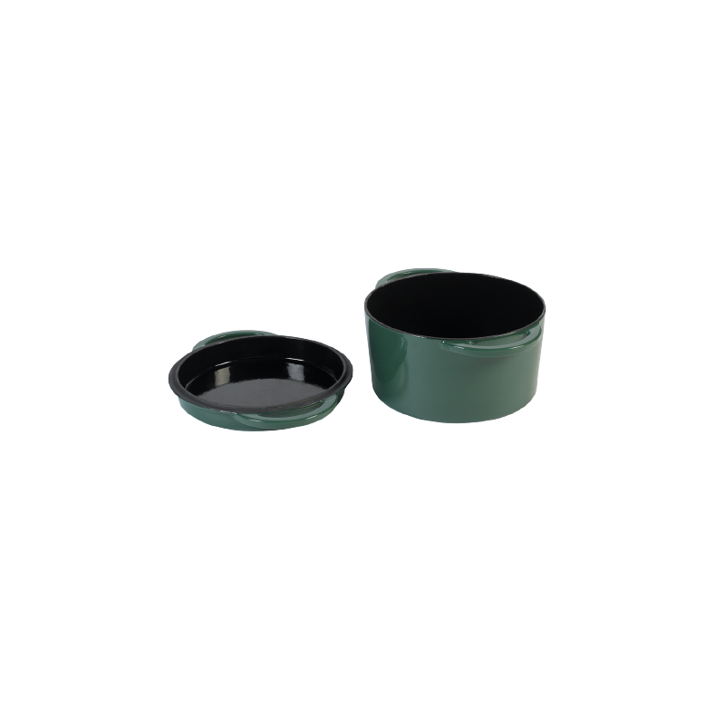 Zaļais holandiešu katls - apaļš